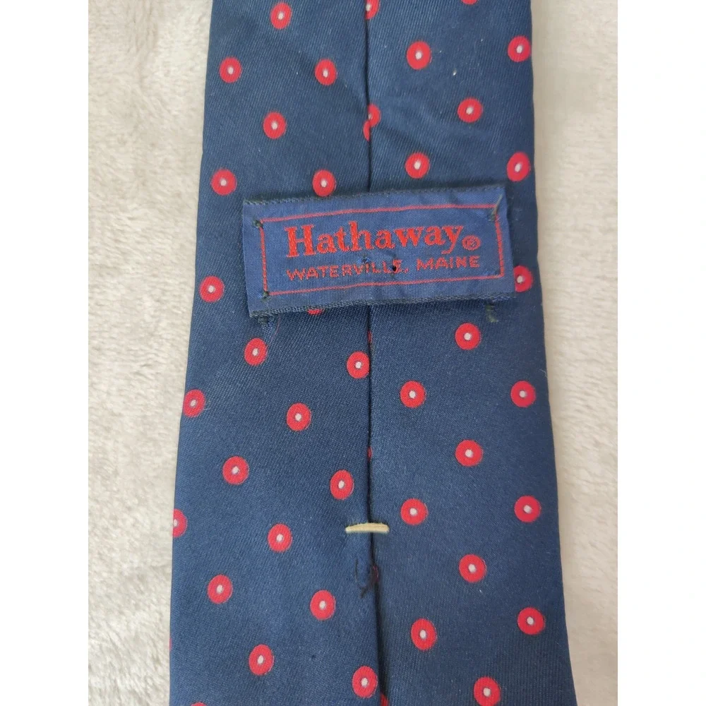 Vintage Hathaway Geometric Tie Designer All Silk 3